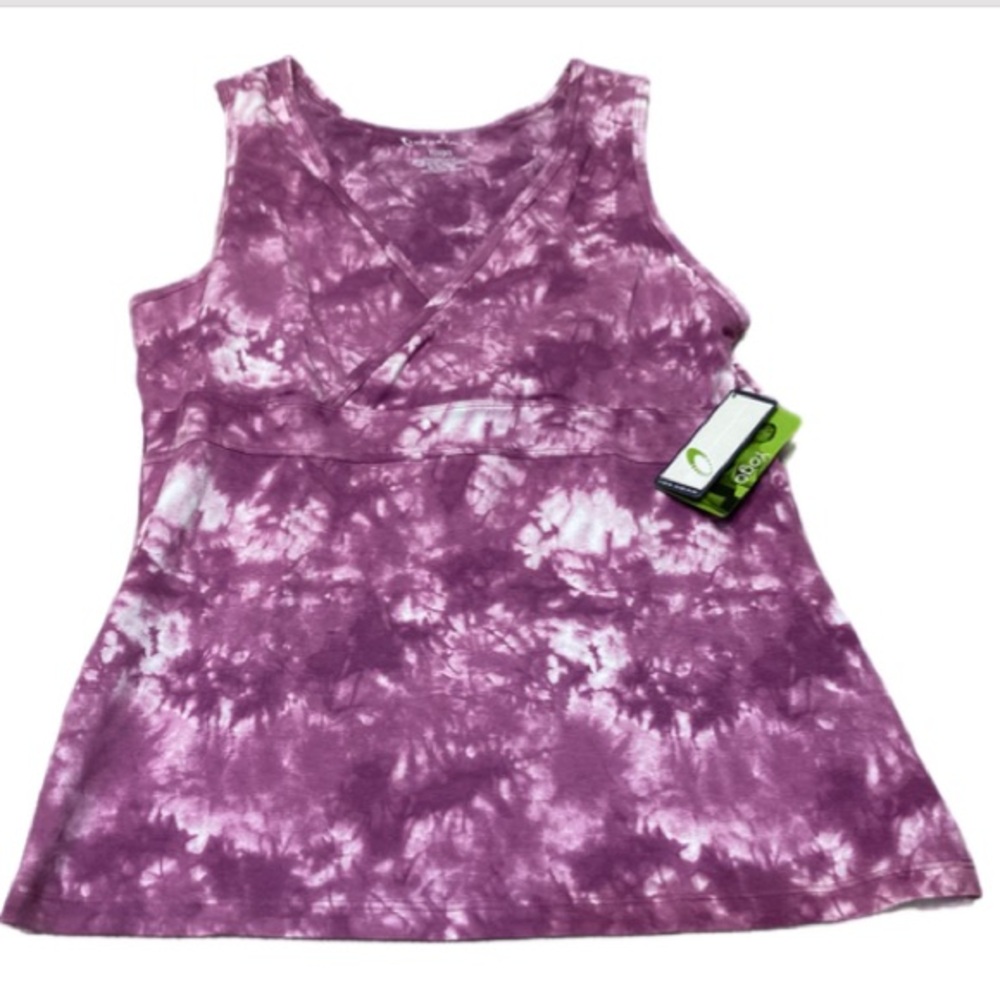 Tek Gear Women's XL Purple Tie-Dye Tank Top